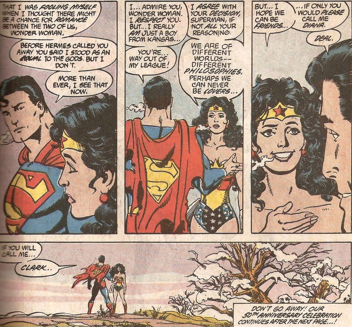Dc Histories Extra Wonder Woman And Superman S Relationship