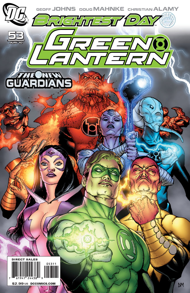 New Guardians Green Lantern DC Johns