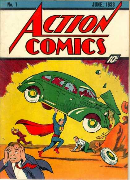 Cover to Action Comics #1 from Coverbrowser.com