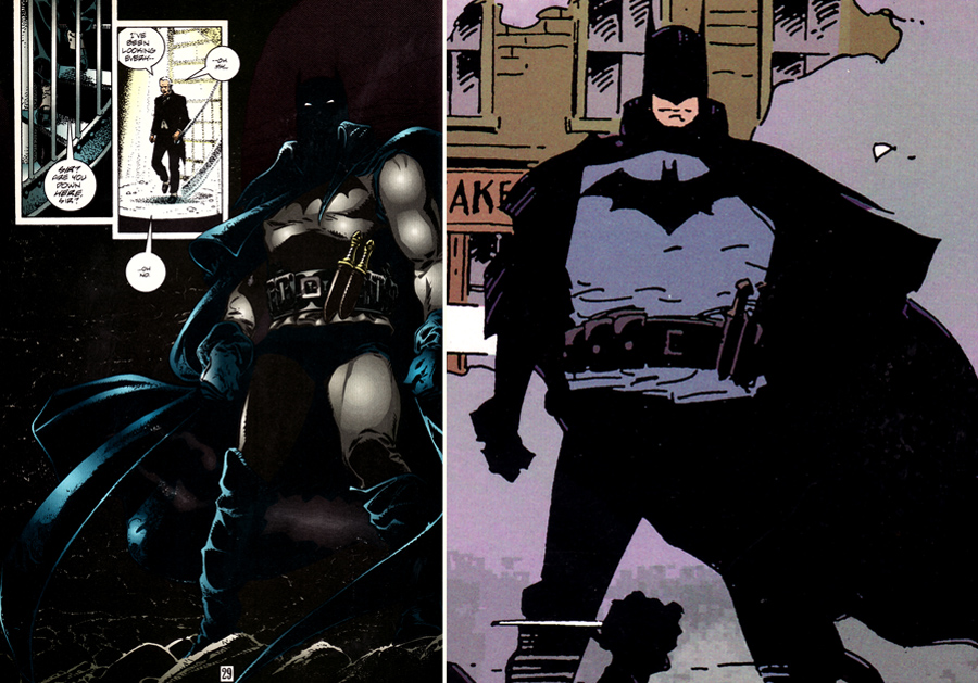 Batman in Batman: Gotham by Gaslight & Batman: Master of the Future
