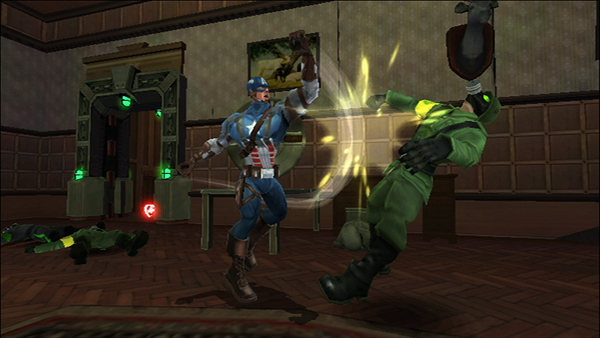 Captain America First Avenger Wii Screen
