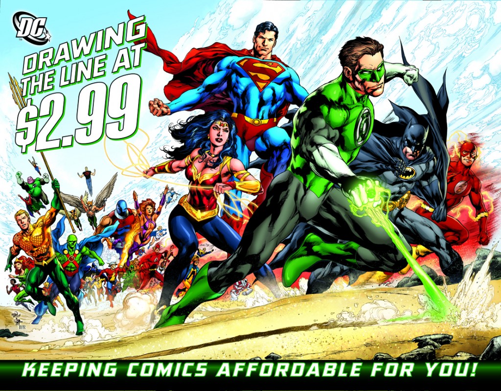 Drawing the Line at $2.99 Artwork DC