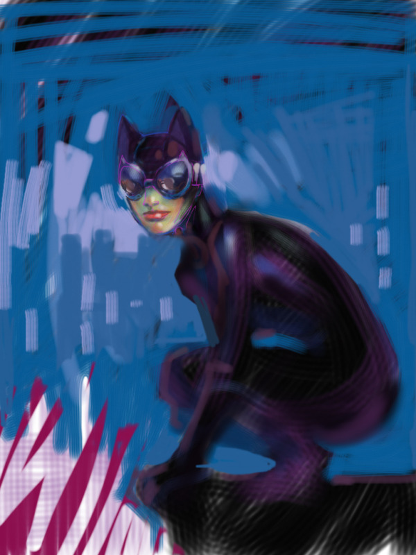 Jim Lee Catwoman iPad