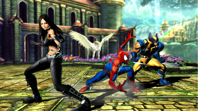 Marvel vs Capcom 3 Spider-Man X23 Wolverine
