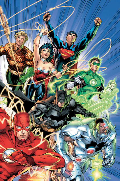 Justice League #1 Image from Johns and Lee 2011