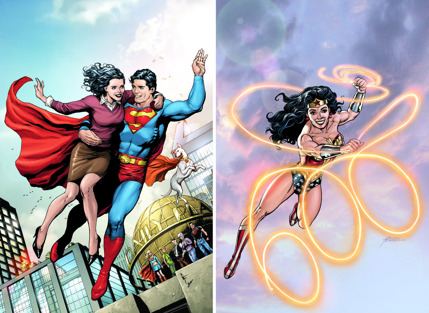 SUperman #700 and Wonder Woman #600