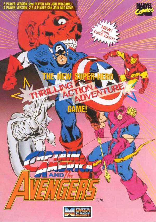 captain america arcade promo poster