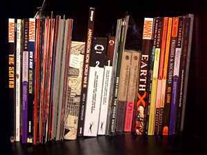 comics waiting to be read