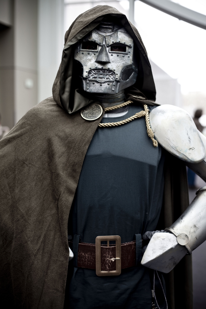 If you're ugly, cosplay Dr. Doom ;-)