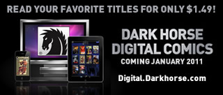 Ad for Dark Horse Digital released in Dec. 2010