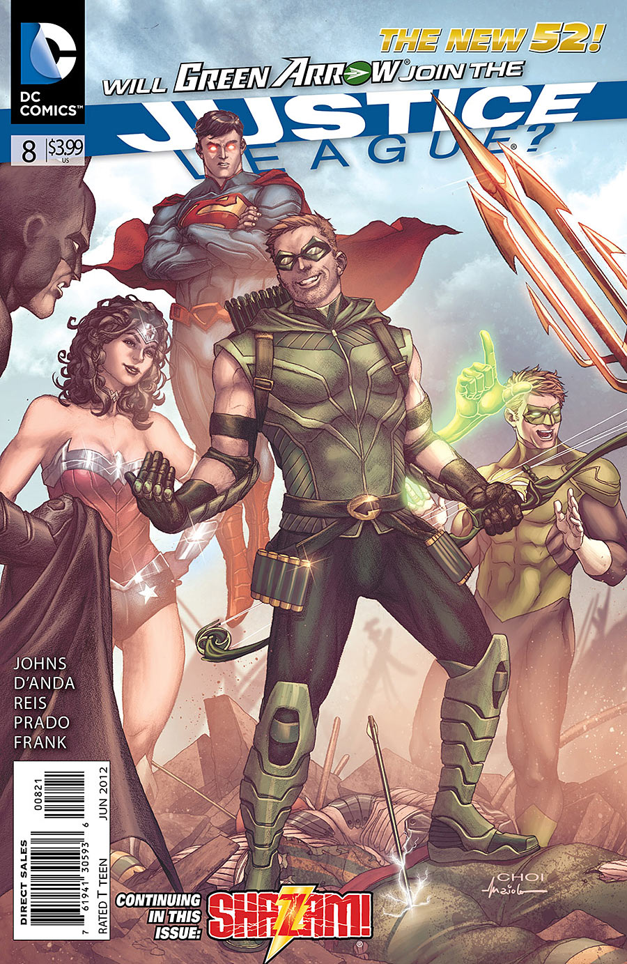 JUSTICE LEAGUE #8 (COMBO PACK)