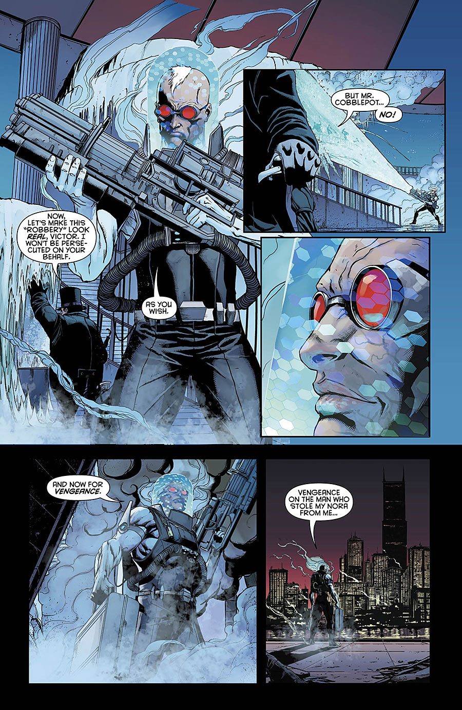 #063 Mr Batman Freeze Cold-Blooded Criminal Dice Masters