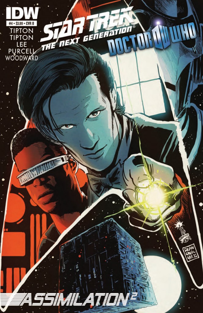 IDW Star Trek / Doctor Who official crossover comic review 
