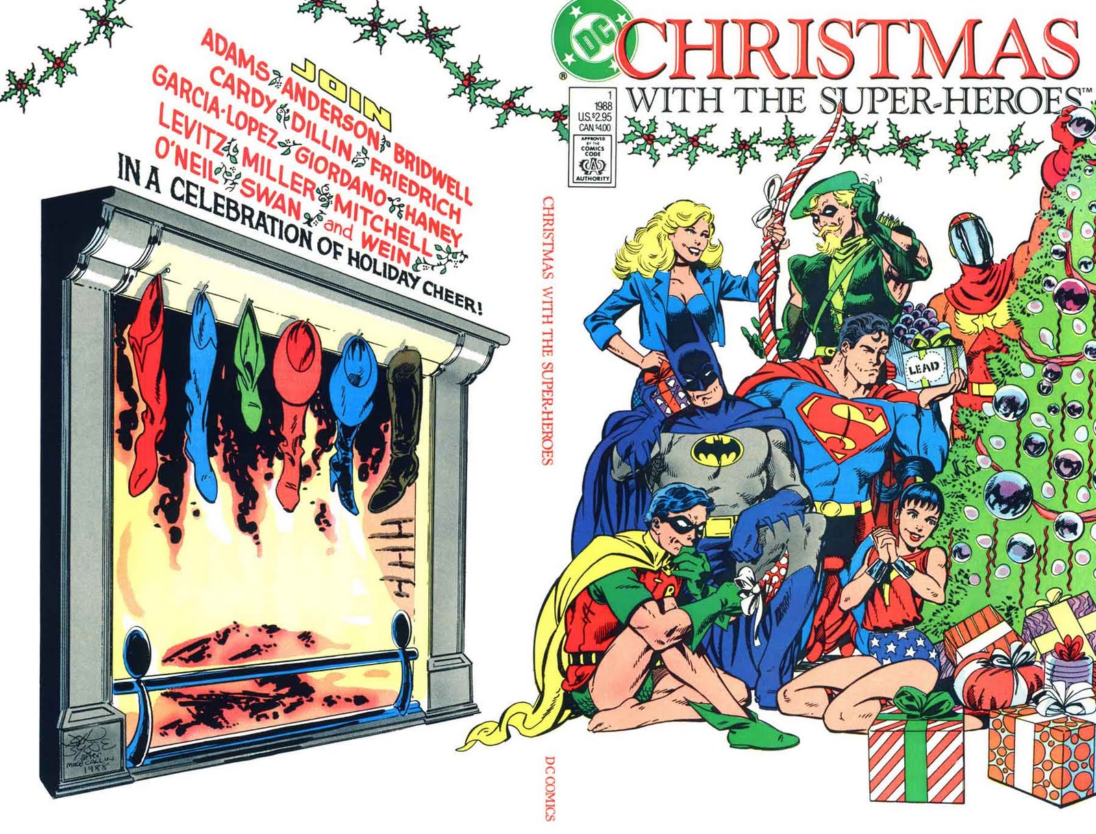 Dc Comics Christmas With The Superheroes Kahoonica