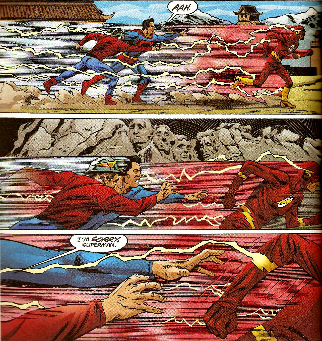 From DC 1st: Flash / Superman #1 (2002)