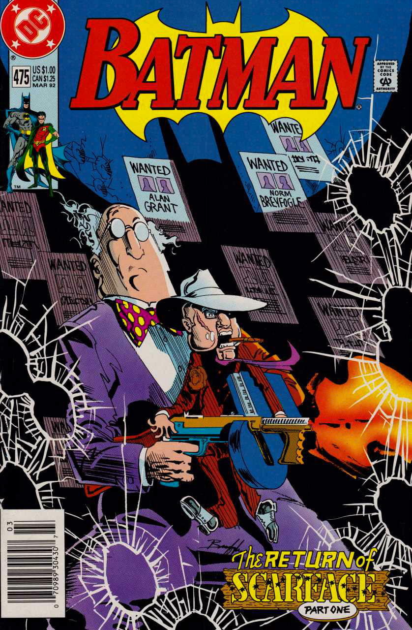 Batman (Vol. 1) #475 (1992) Cover