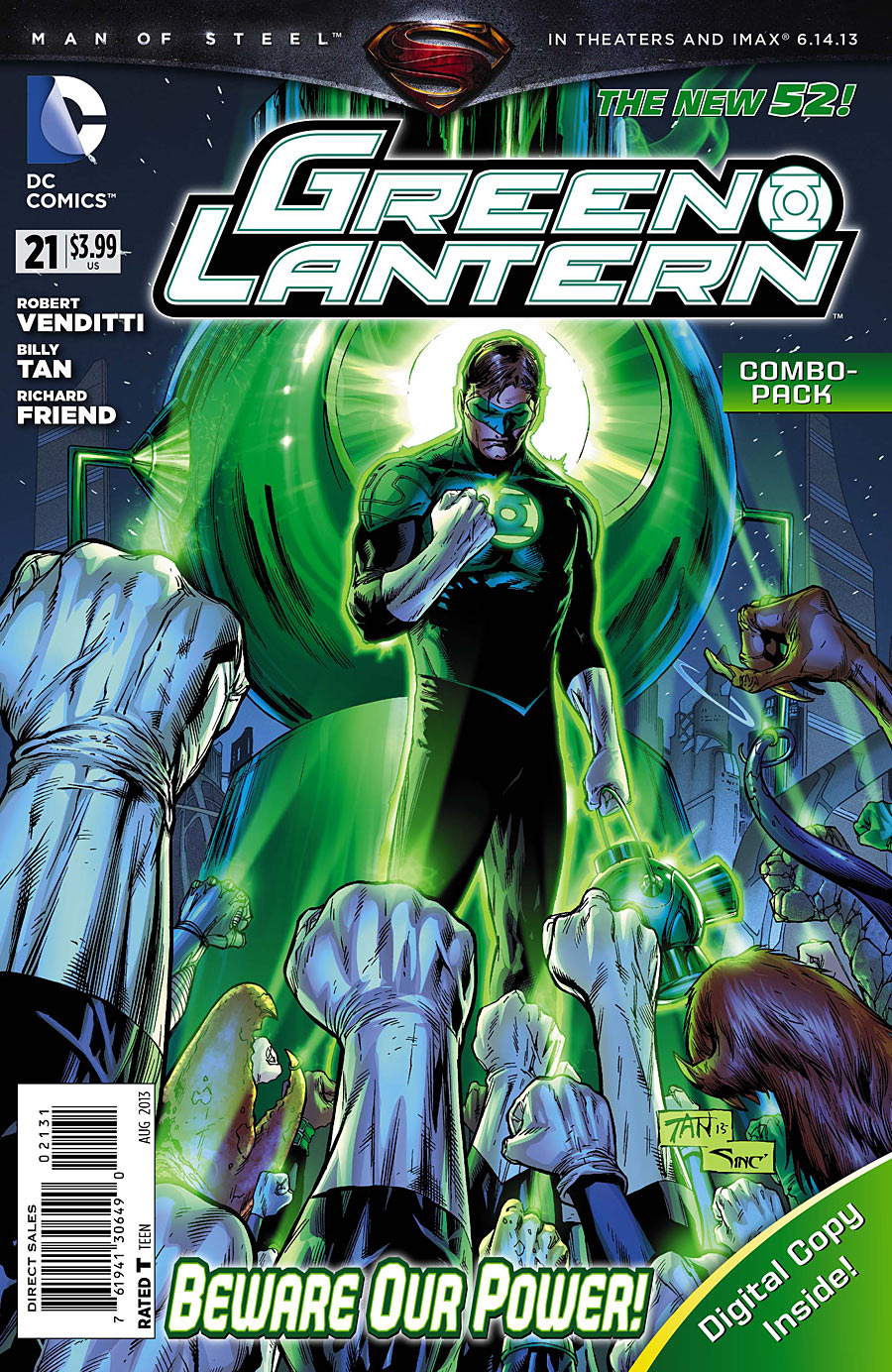 GREEN LANTERN #21 (COMBO PACK)
