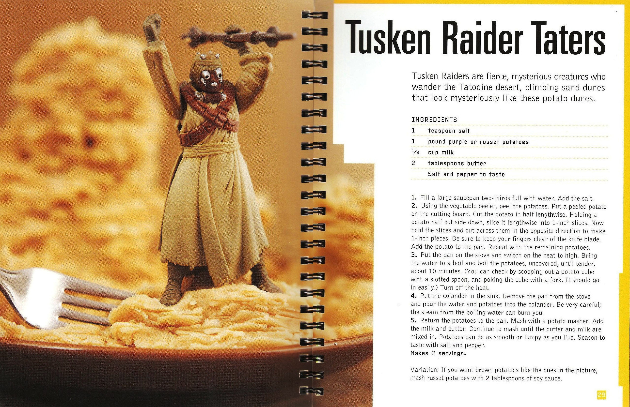 From The Star Wars Cookbook: Wookie Cookies and Other Galactic Recipes (1998)