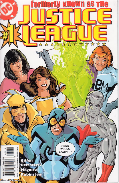 Formerly Known as the Justice League #1 (2003) Cover