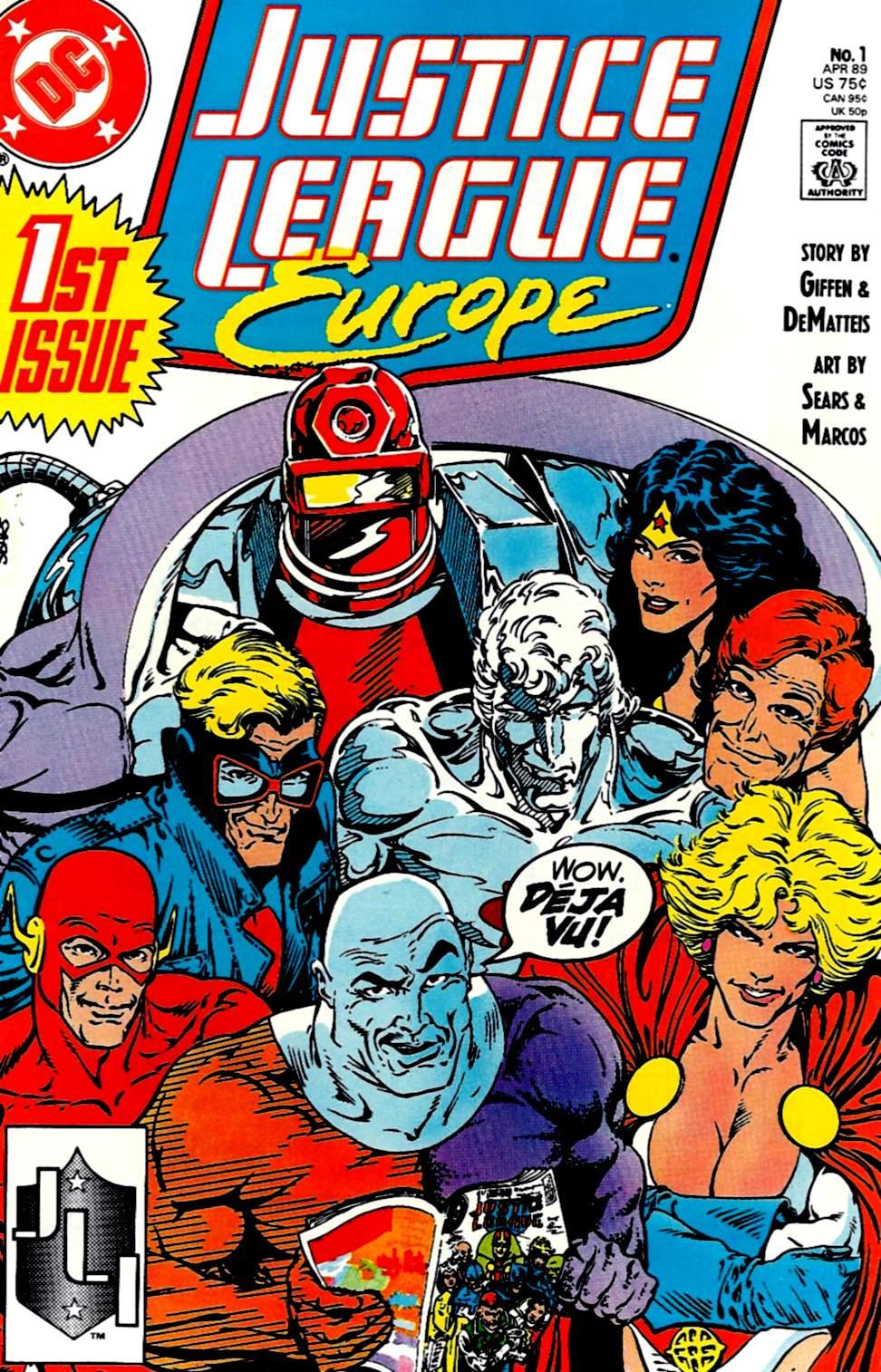 Justice League Europe #1 (1989) Cover