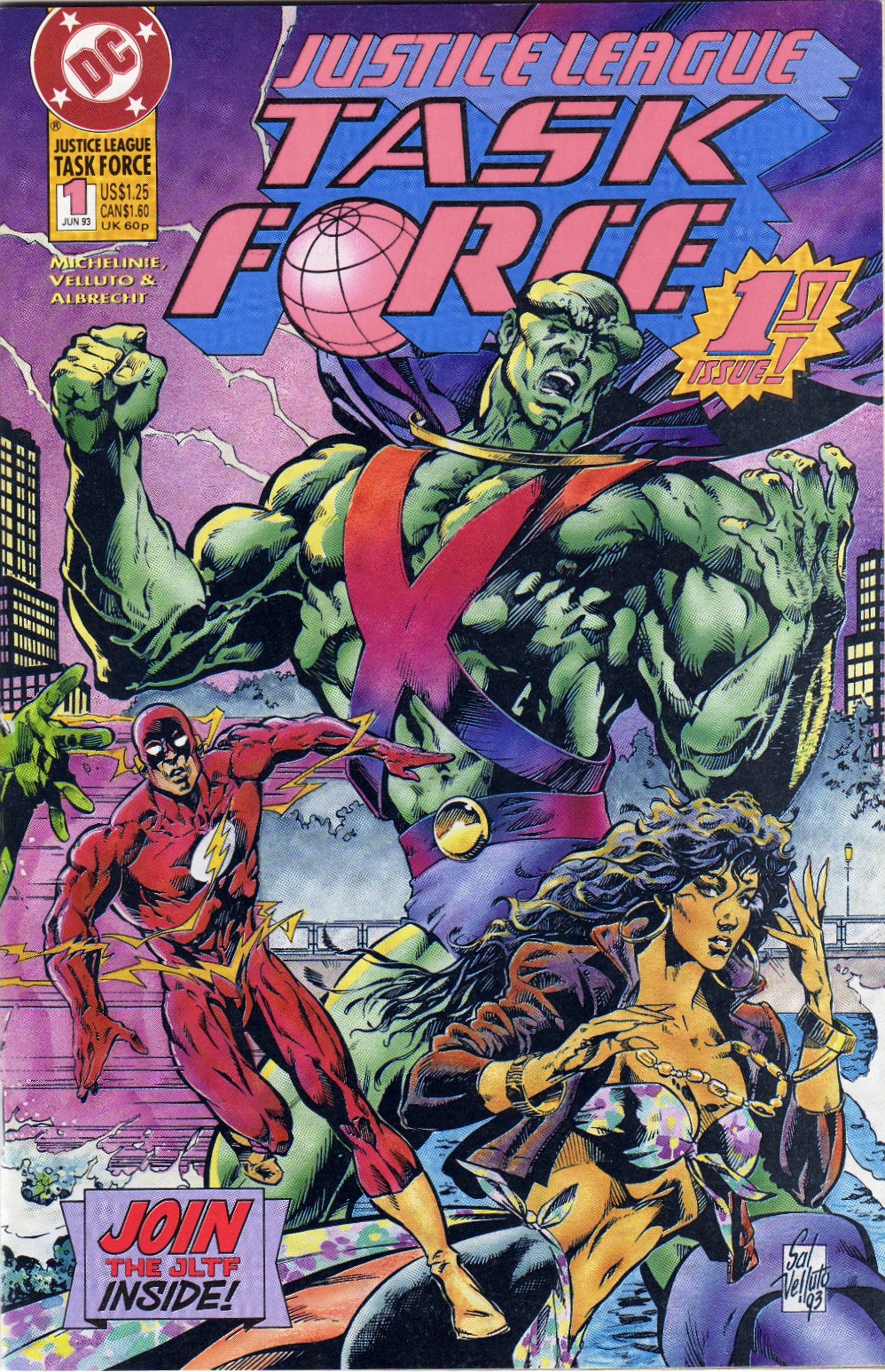 From Justice League Task Force #1 (1993) Cover