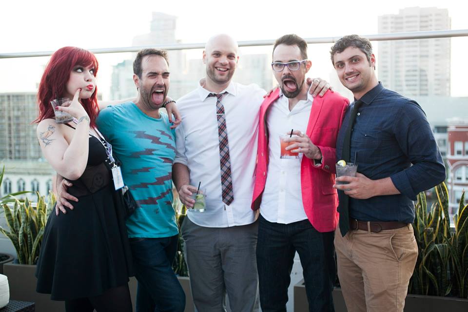 (Left to Right): Molly McIsaac, Mike Romo, Conor Kilpatrick, Gordon the Intern, Ryan Haupt