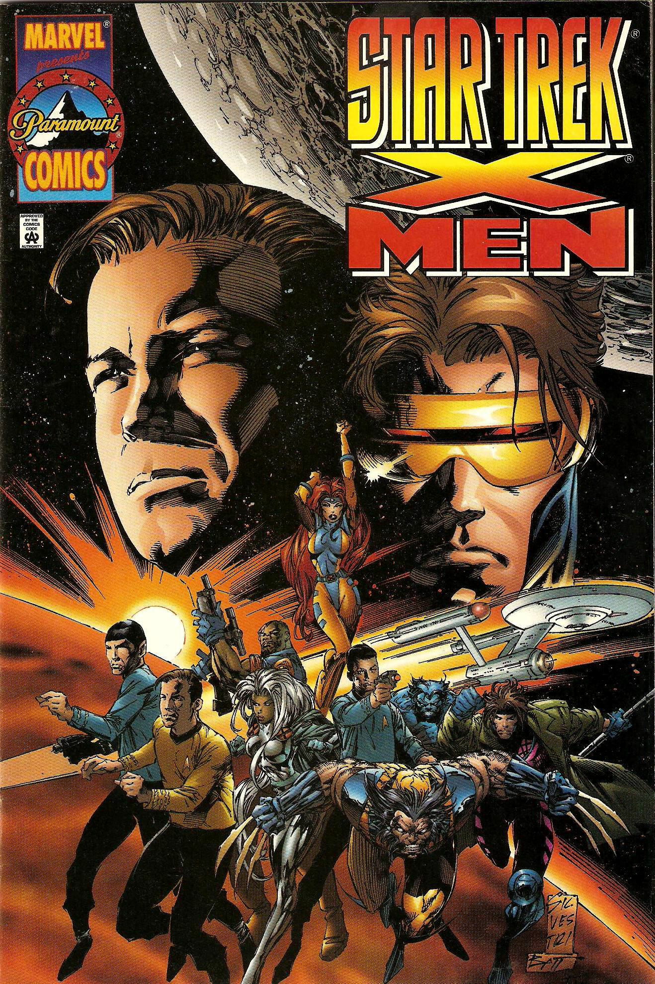 Star Trek / X-Men (1996) Cover