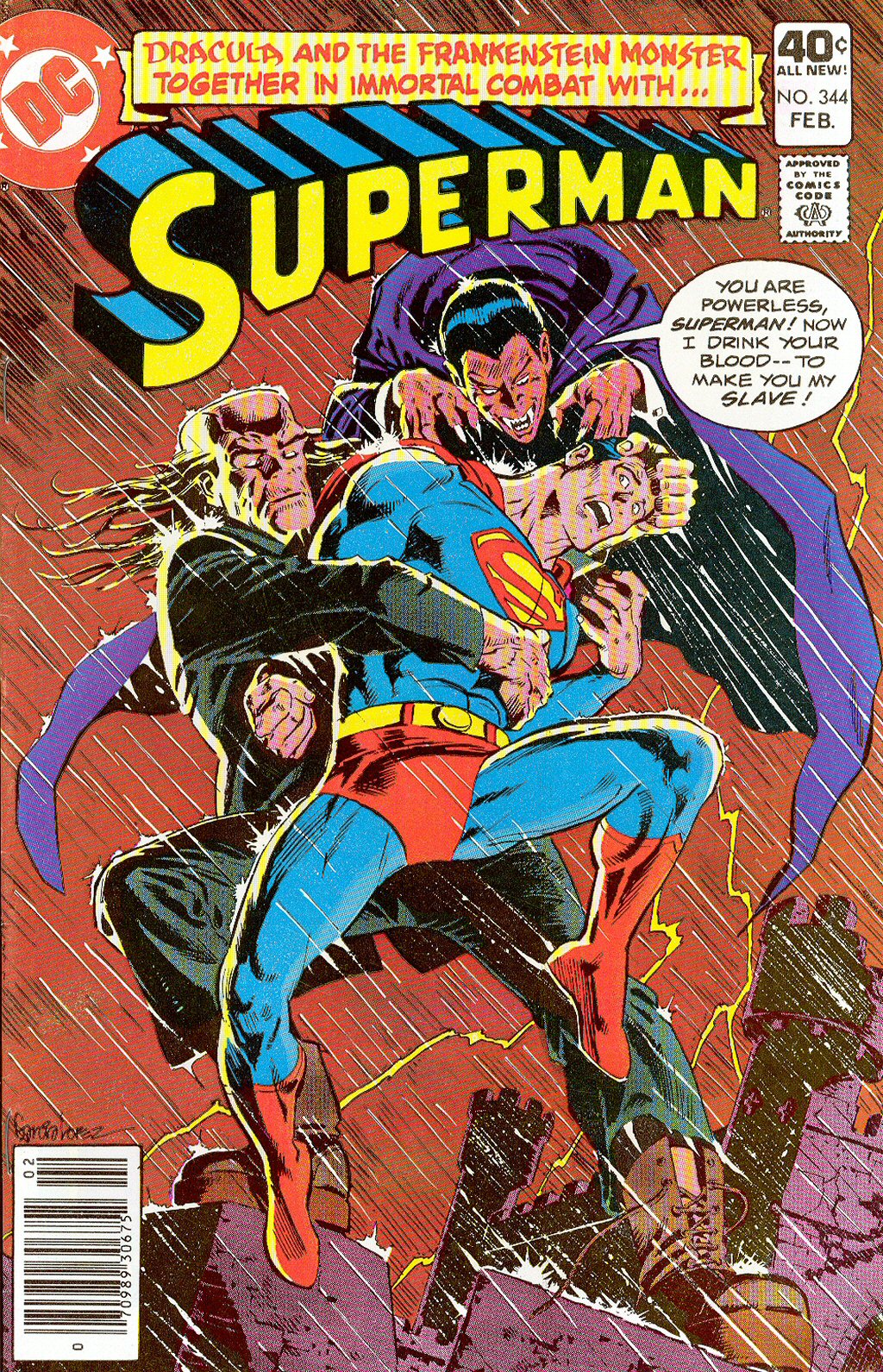 From Superman (Vol. 1) #344 (1980) Cover